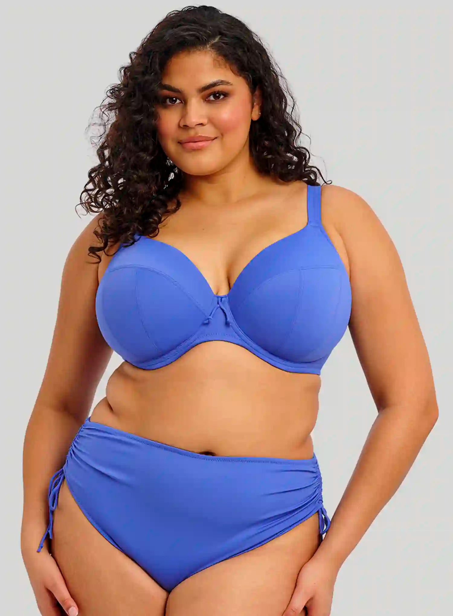 Elomi: Plain Sailing Adjustable Bikini Brief Azure