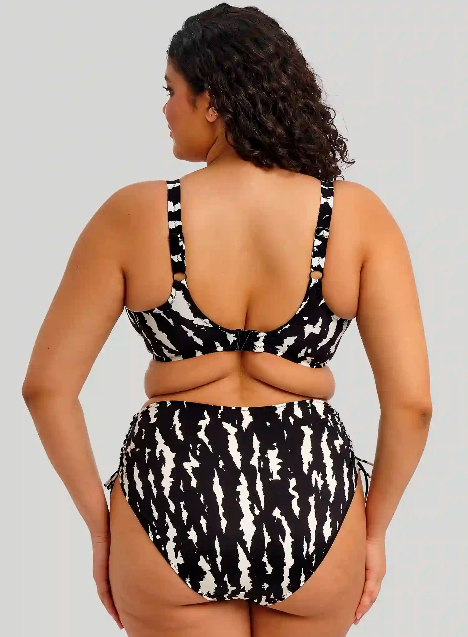 Elomi Swim: Echo Shell Adjustable Bikini Brief Black