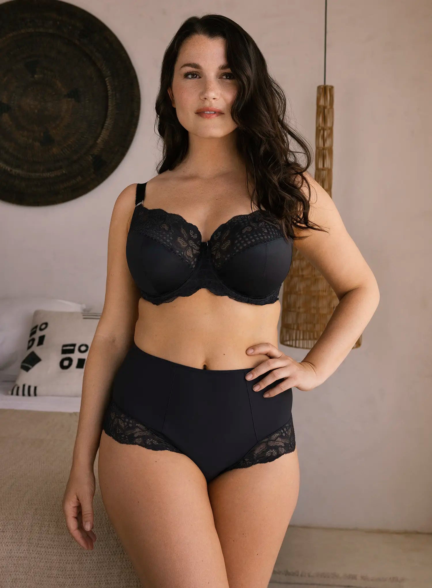 Fantasie: Reflect High Waist Brief Black