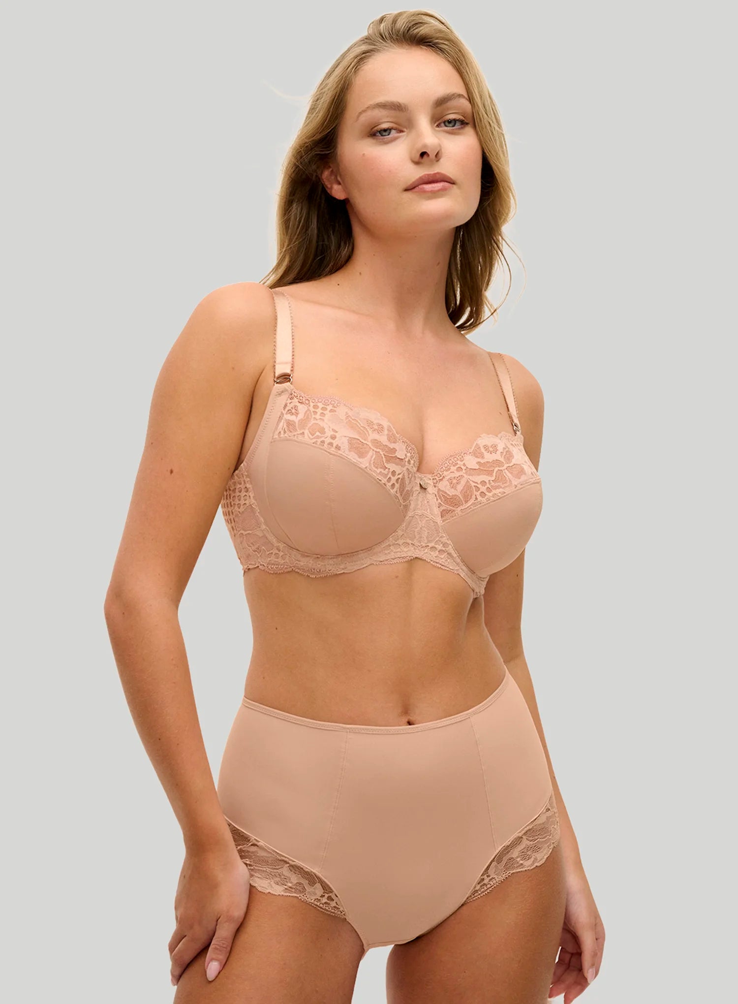 Fantasie: Reflect High Waist Brief Natural Beige