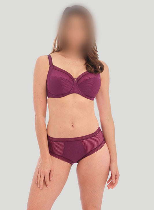 Fantasie: Fusion Full Cup Side Support Bra Black Cherry