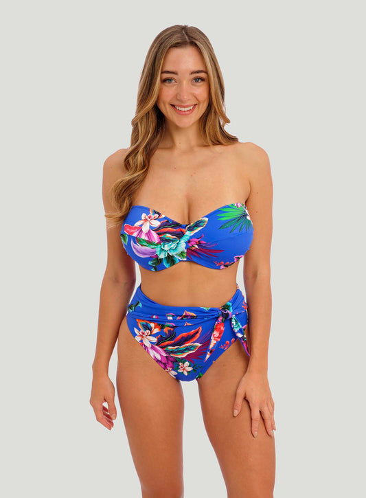 Fantasie Swimwear: Halkidiki High Waist Bikini Brief Ultramarine