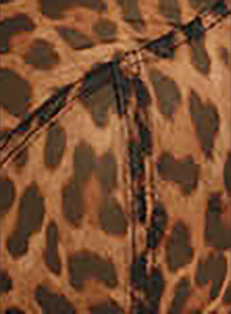 Freya: Wild Side Underwired Moulded Plunge Bra Leopard