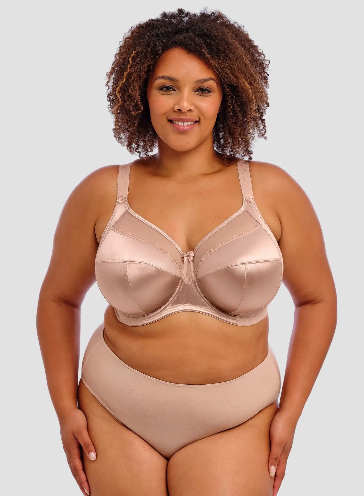 Goddess: Keira Banded Bra Fawn