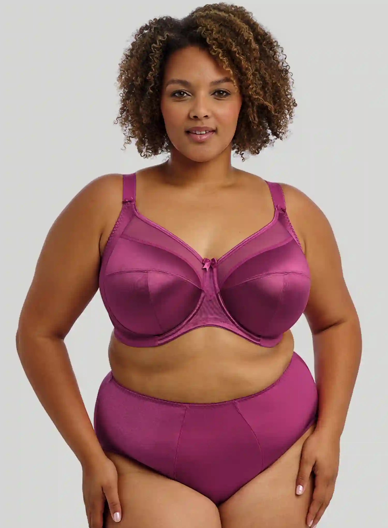 Goddess: Keira Banded Underwired Bra Mulberry
