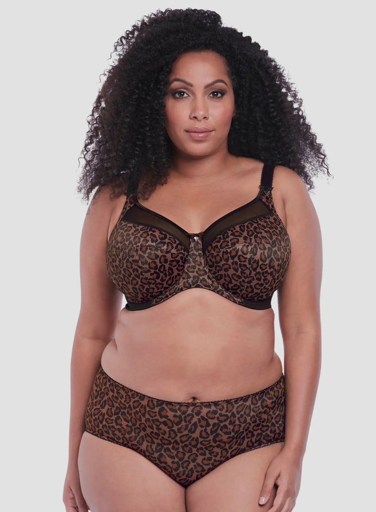 Goddess: Kayla Banded Underwire Bra Dark Leopard