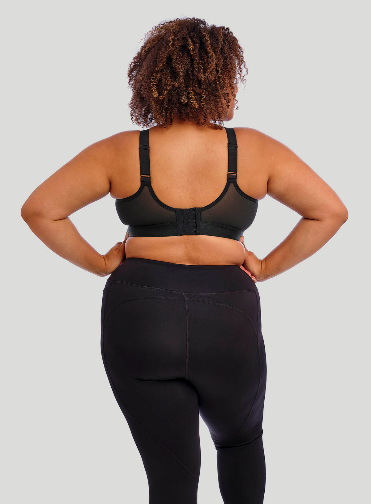 Goddess Goddess Sports Bra Non Wired Black Snake DeBra's