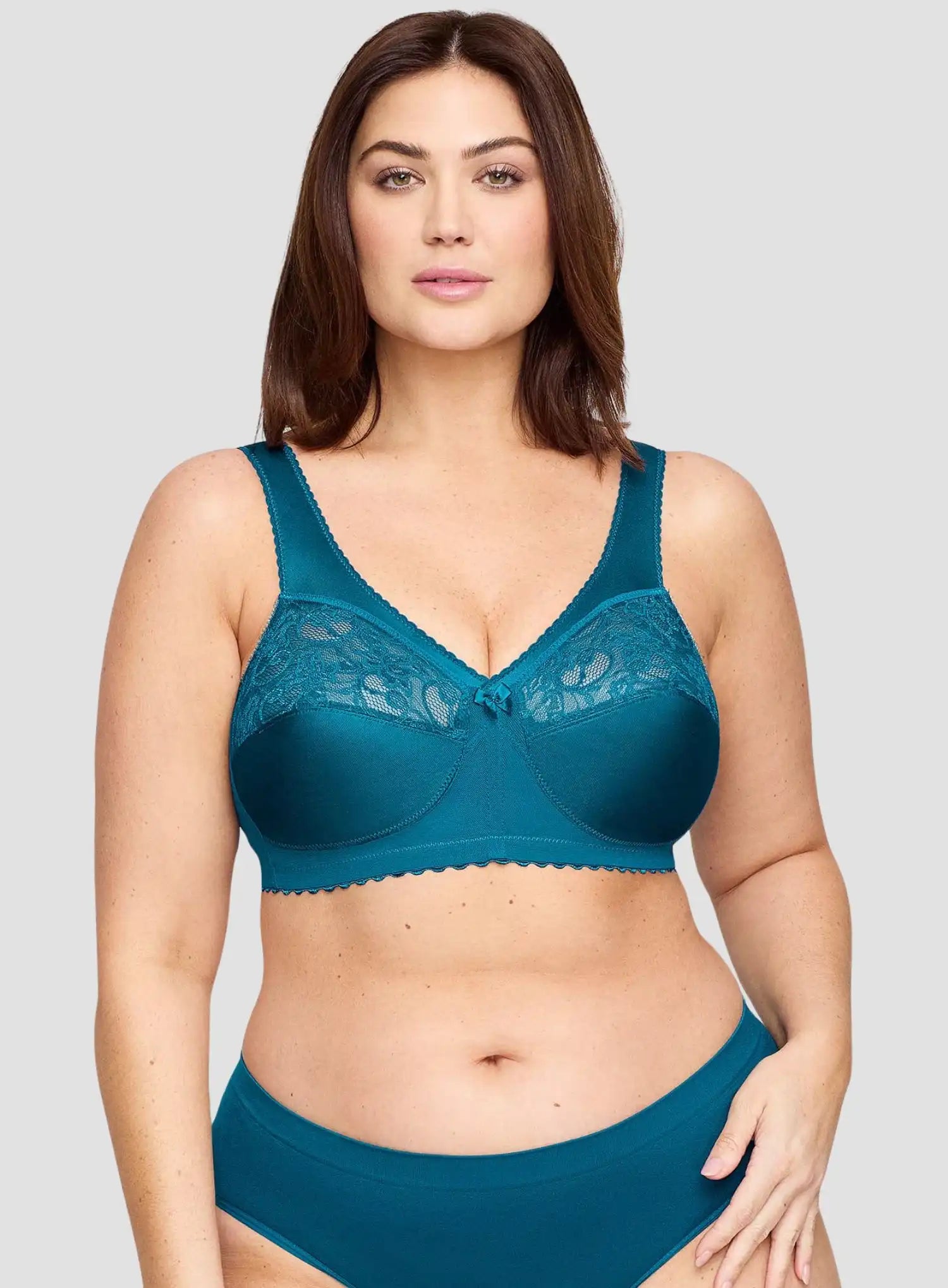 Glamorise: Magic Lift Full Figure Support Bra Dark Teal