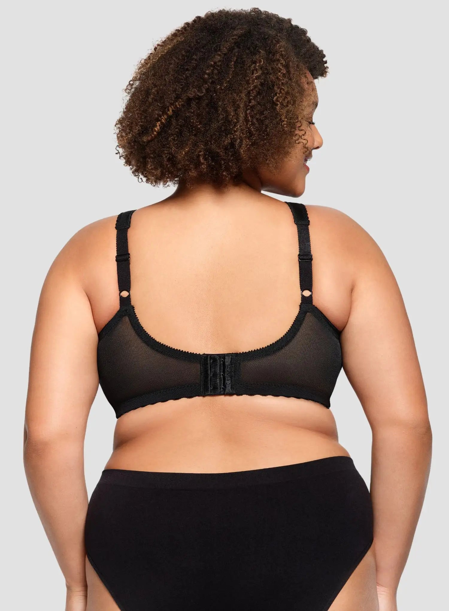 Glamorise: Magic Lift Full Figure Support Bra Black