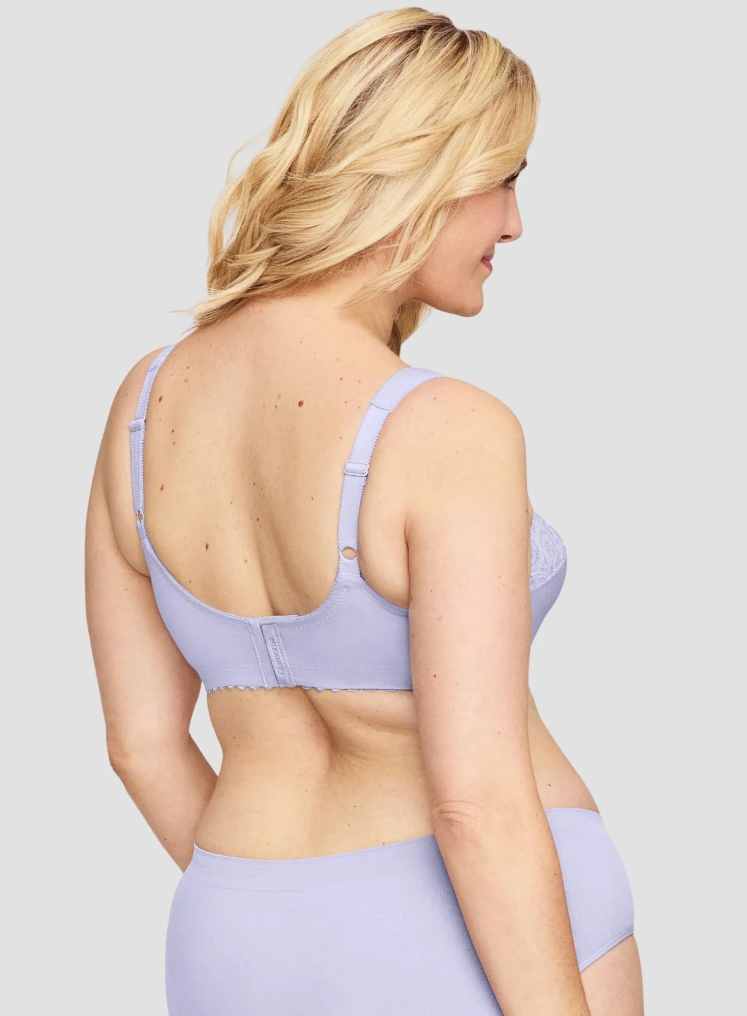 Glamorise: Magic Lift Cotton Full Figure Support Bra Lilac