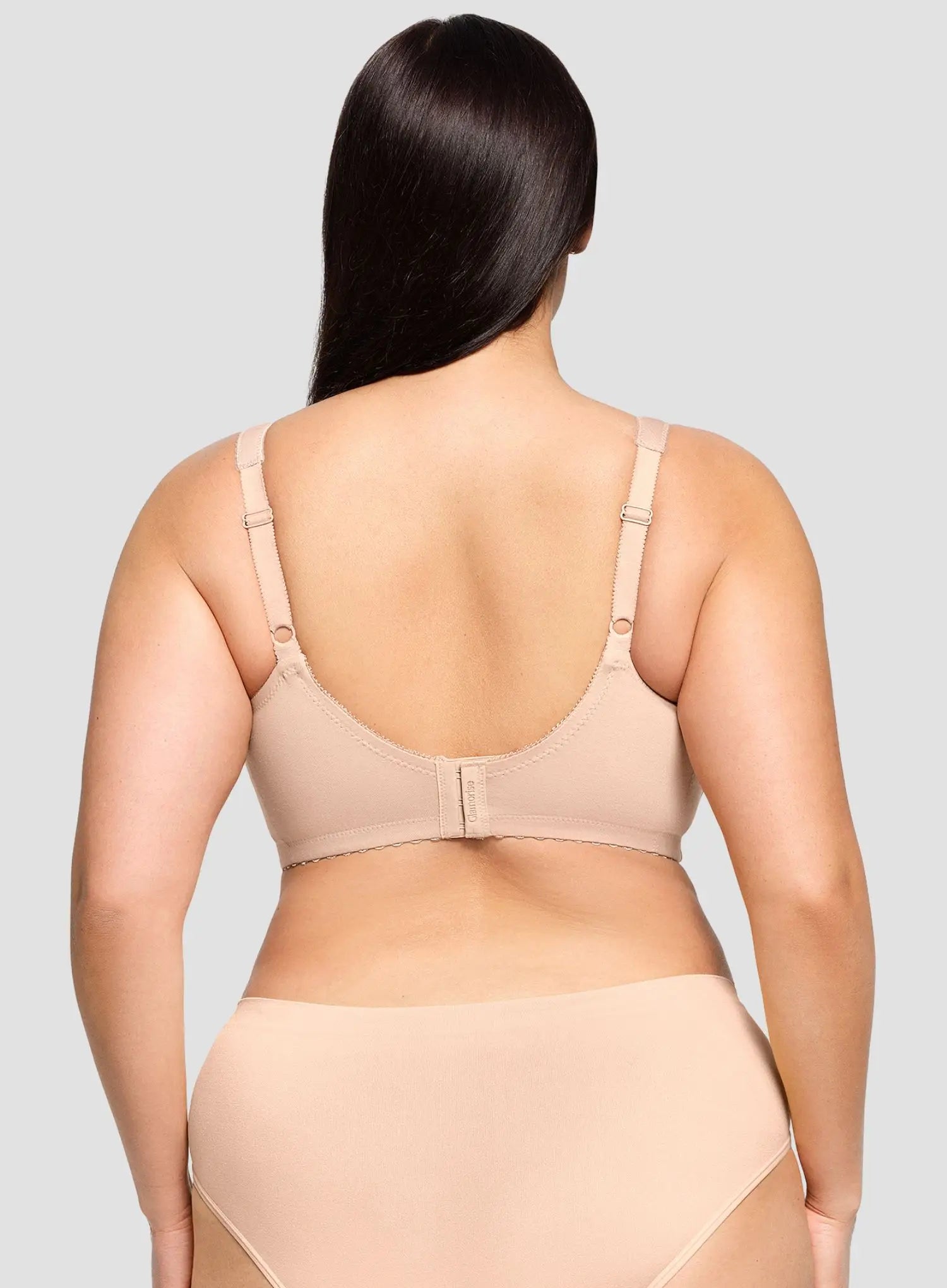 Glamorise: Magic Lift Cotton Full Figure Support Bra Cafe