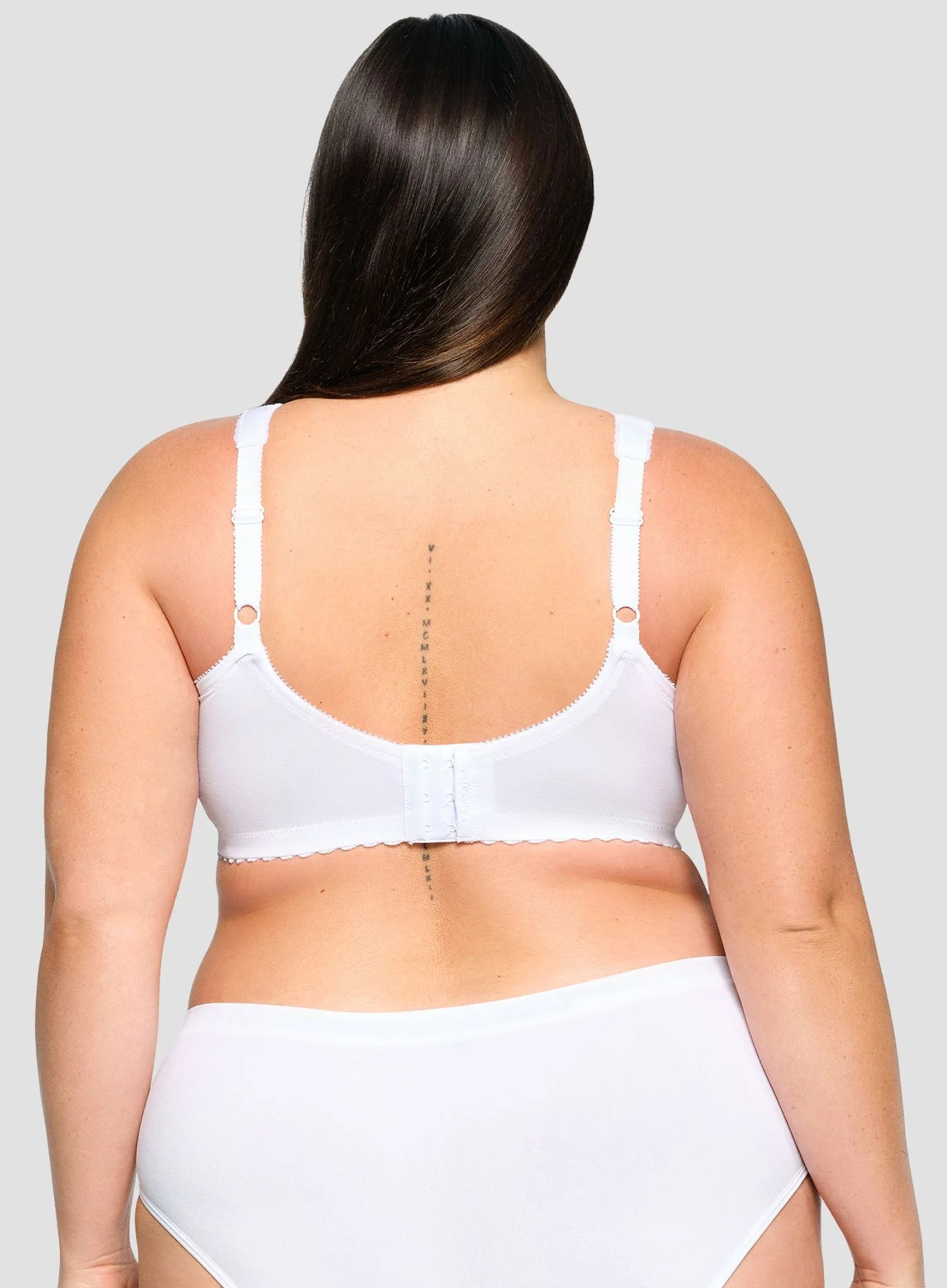 Glamorise: Magic Lift Cotton Full Figure Support Bra White