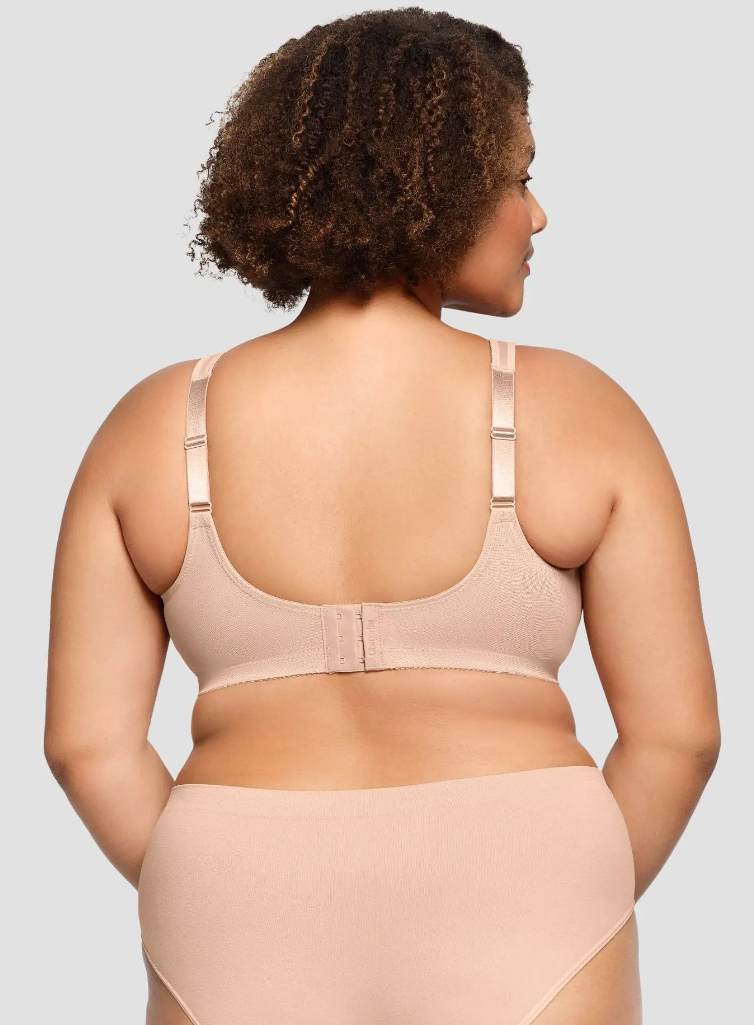 Glamorise: Magic Lift Minimizer Bra Cafe