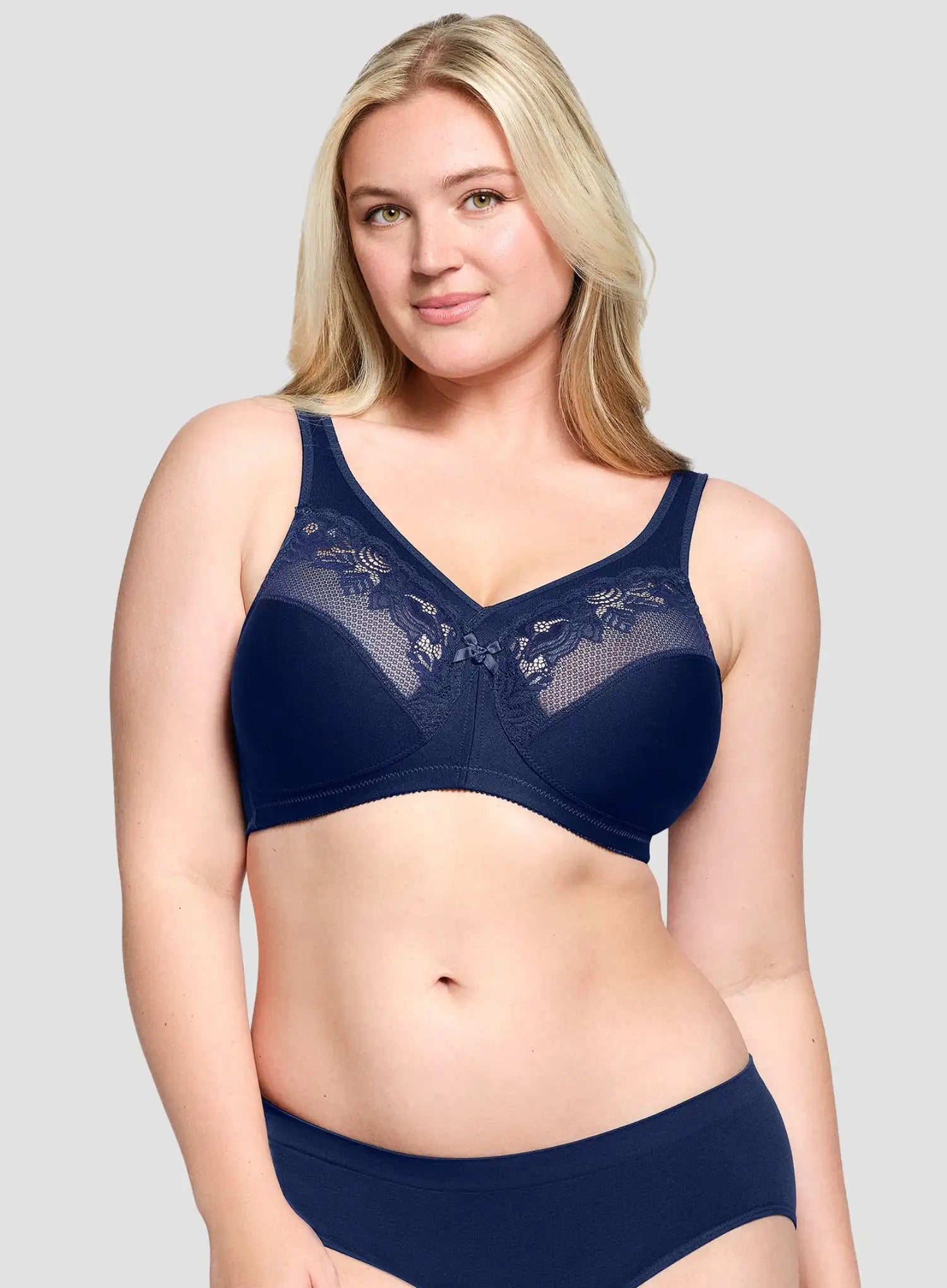 Glamorise: Magic Lift Minimizer Bra Medieval Blue