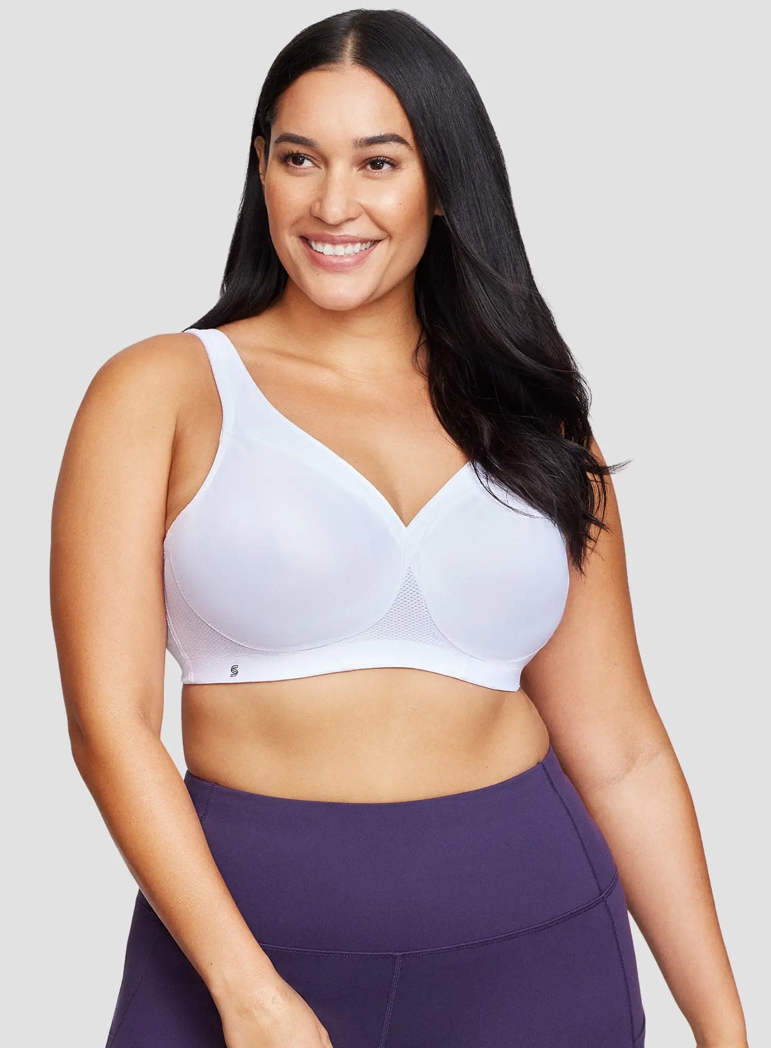 Glamorise: Magic Lift Full Figure Sports Bra White