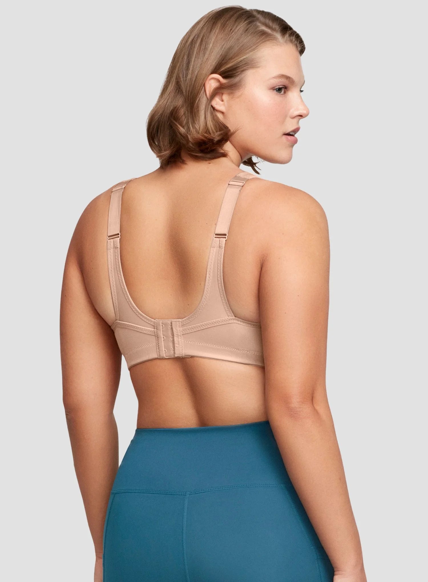 Glamorise: Glamorise Sport Cami Bra Cafe