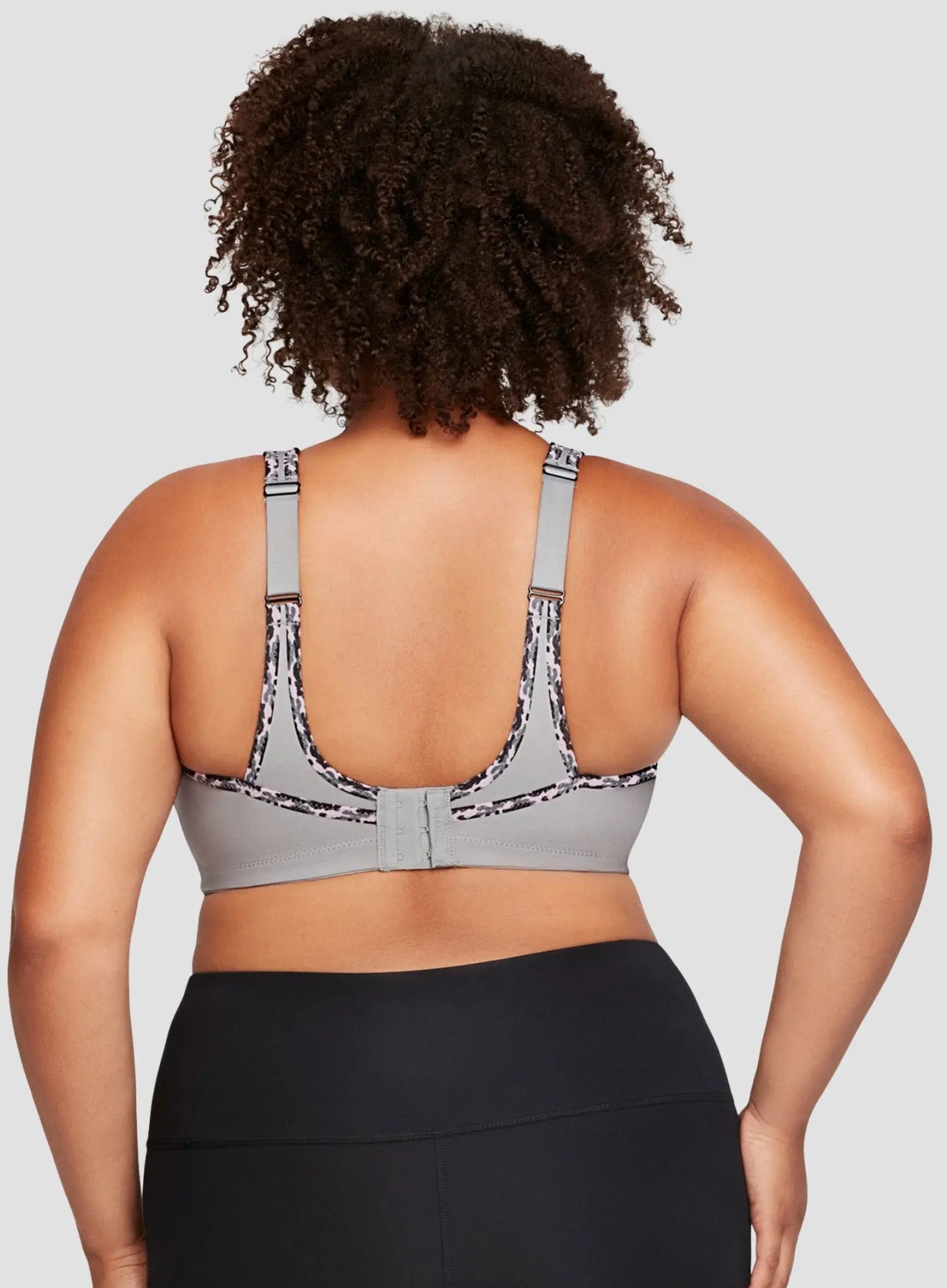 Glamorise: Glamorise Sport Cami Bra Soft Grey