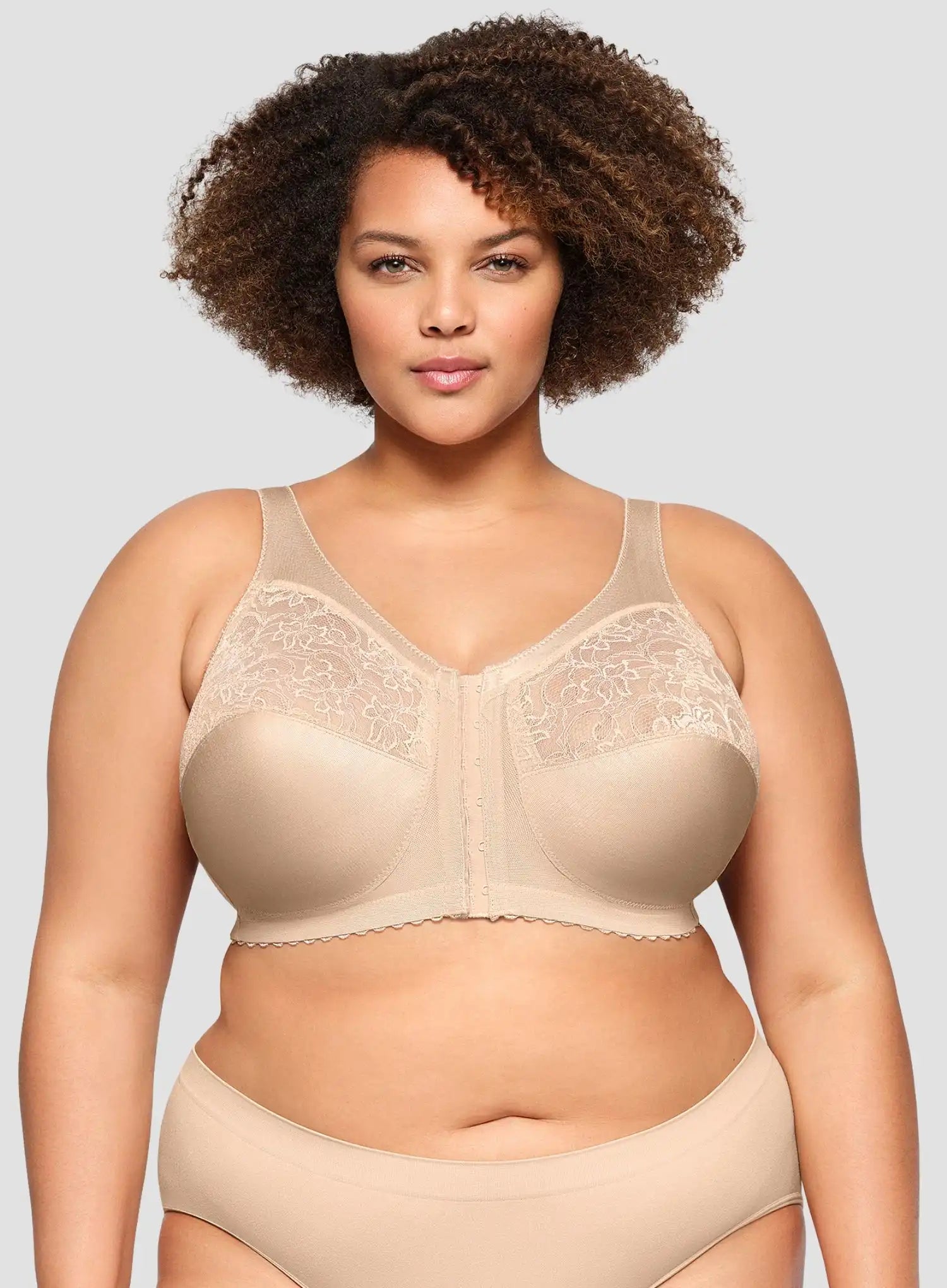 Glamorise: Magic Lift Front Opening Bra Blush