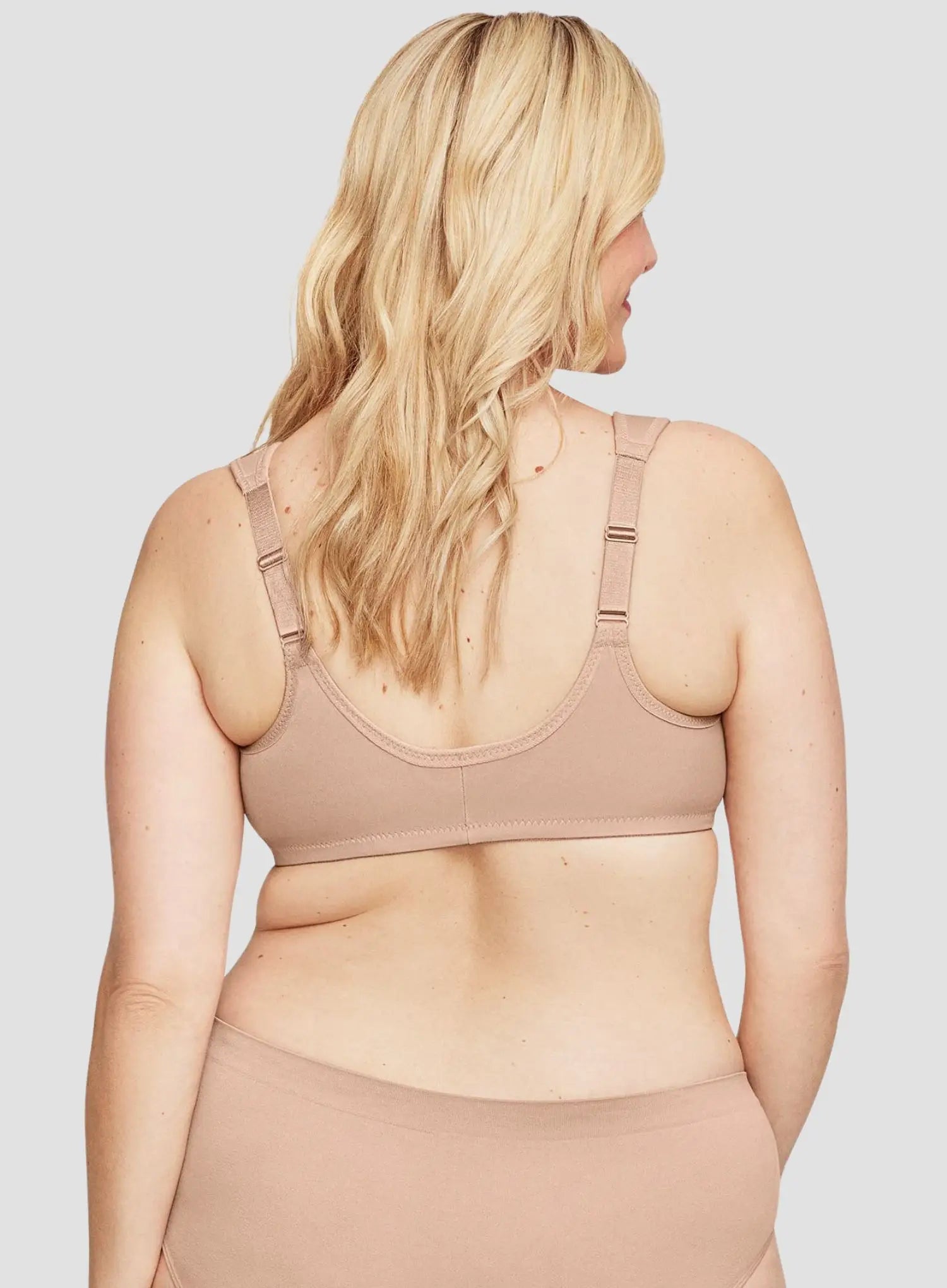 Glamorise: Elegance Front Close Wonderwire Bra Cafe