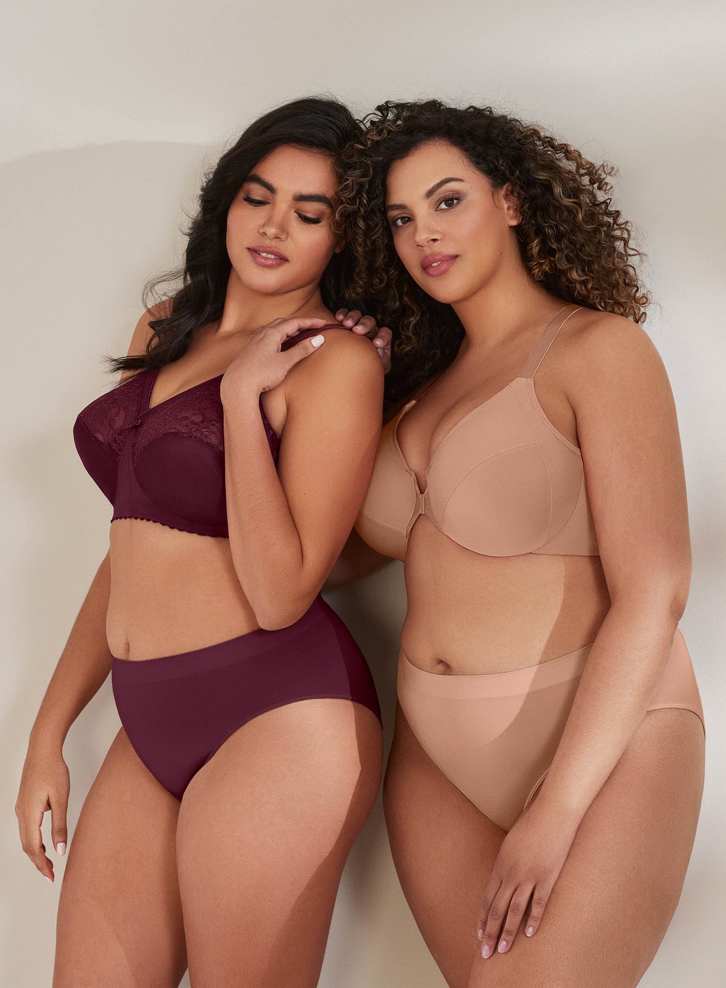 Glamorise: Wonderwire Front Close Smoothing Bra Cappuccino