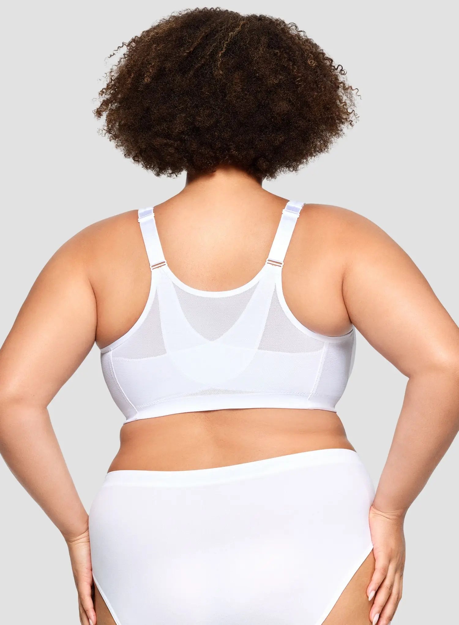 Glamorise: Magic Lift Posture Back Support Bra White