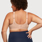 Glamorise: No Limits High Support Underwire Sports Bra Cafe