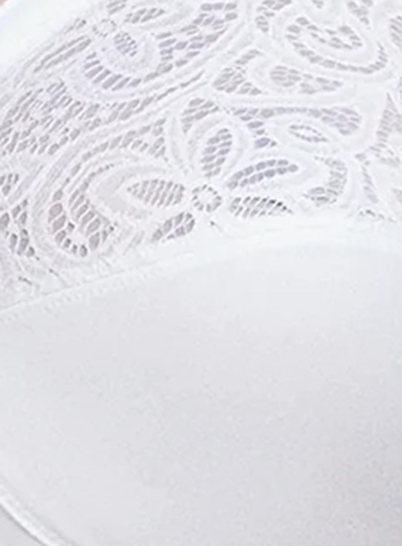 Glamorise: Magic Lift Cotton Full Figure Support Bra White