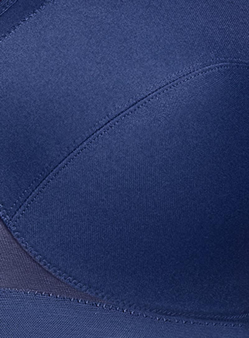 Glamorise Wonderwire Posture Back Bra – Underwire Front Closure Bra With Seamless Cups & Back Support