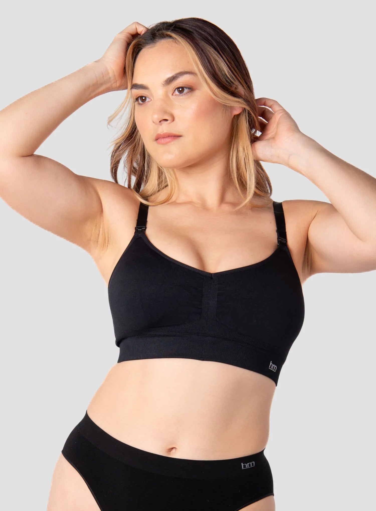 Hotmilk: My Necessity Flexfit Non Wired Nursing Bra 2.0 Black
