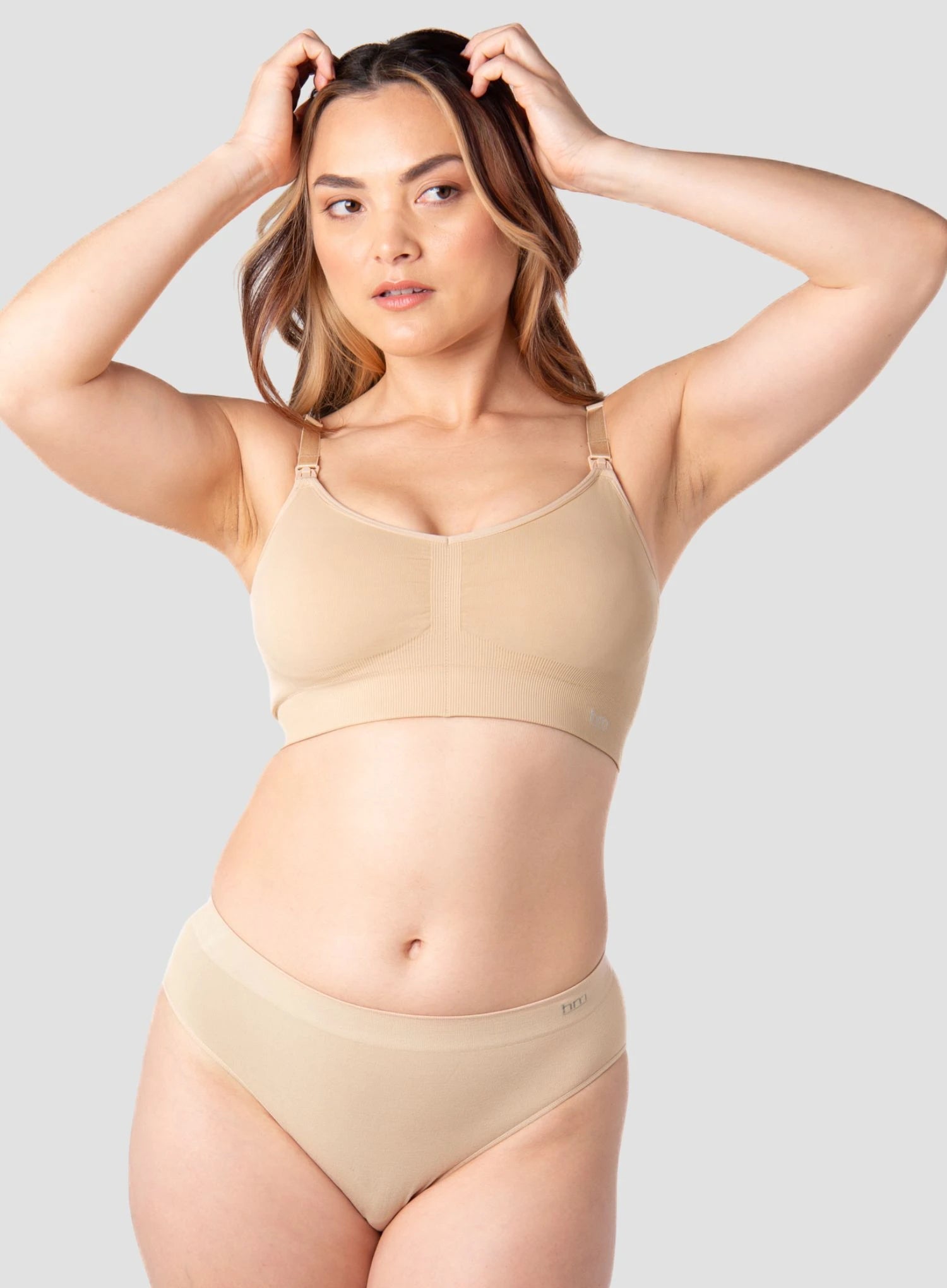 Hotmilk: My Necessity Flexfit Non Wired Nursing Bra 2.0 Frappe