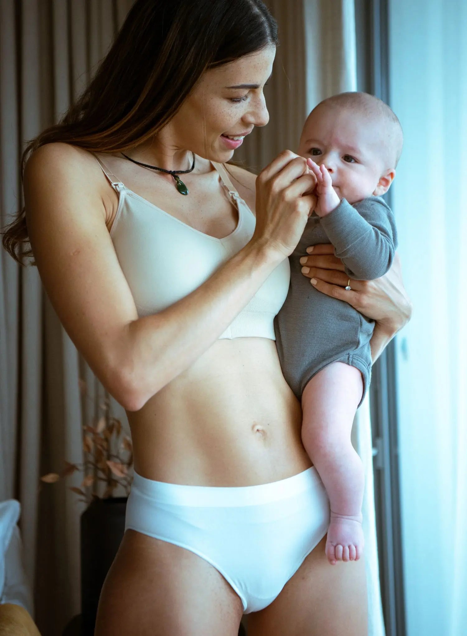 Hotmilk: My Necessity Flexfit Non Wired Nursing Bra 2.0 Frappe