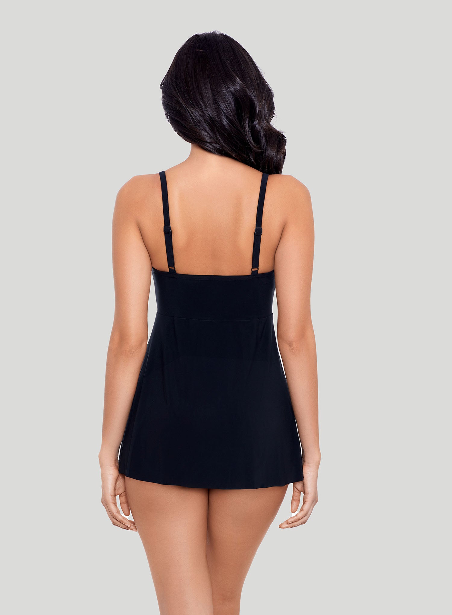 Miraclesuit Swimwear: Twisted Sisters Adora Underwired Swimdress Midnight