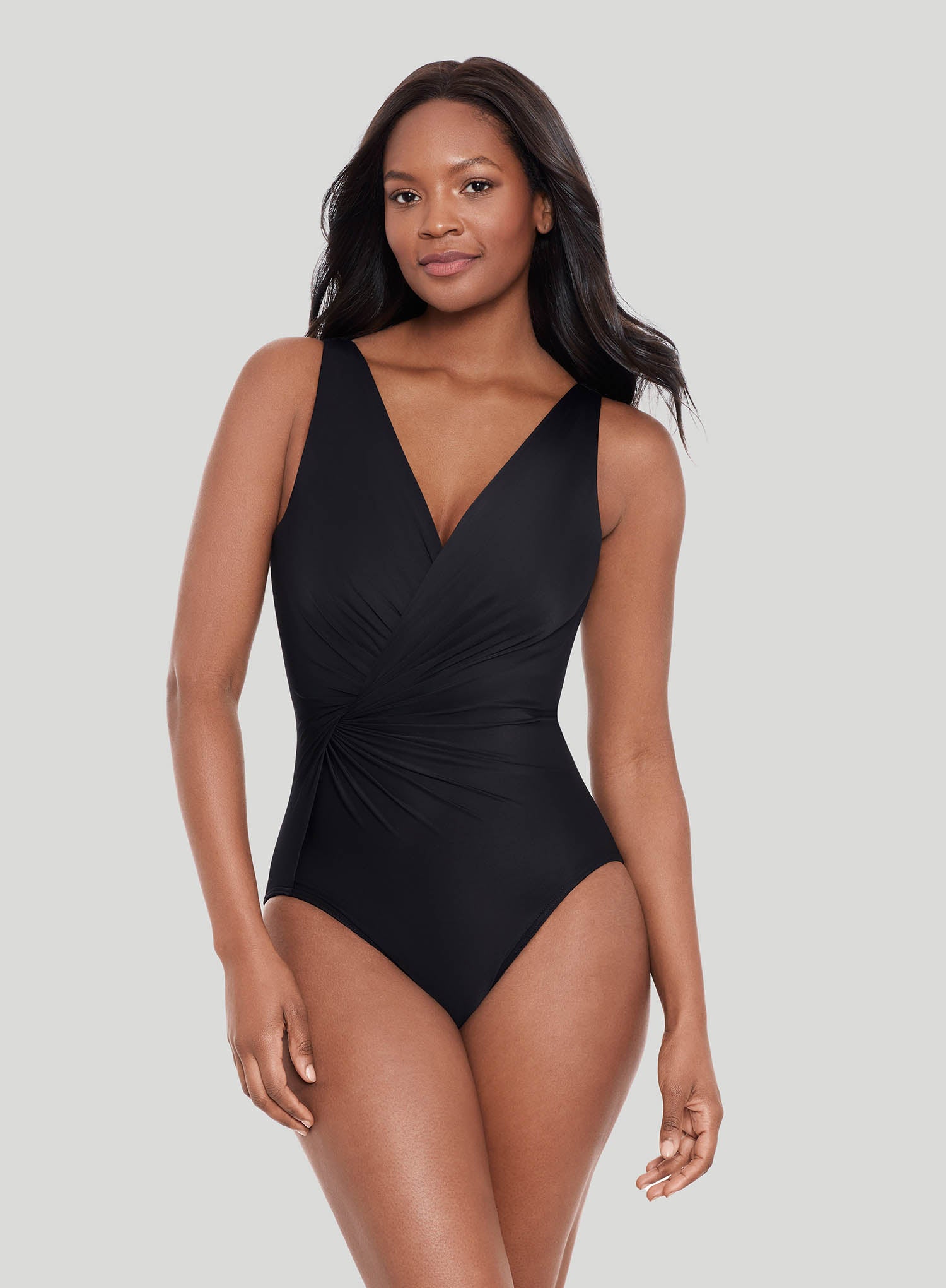 Miraclesuit Swimwear: Twisted Sisters Esmerelda Underwired Shaping One Piece Black