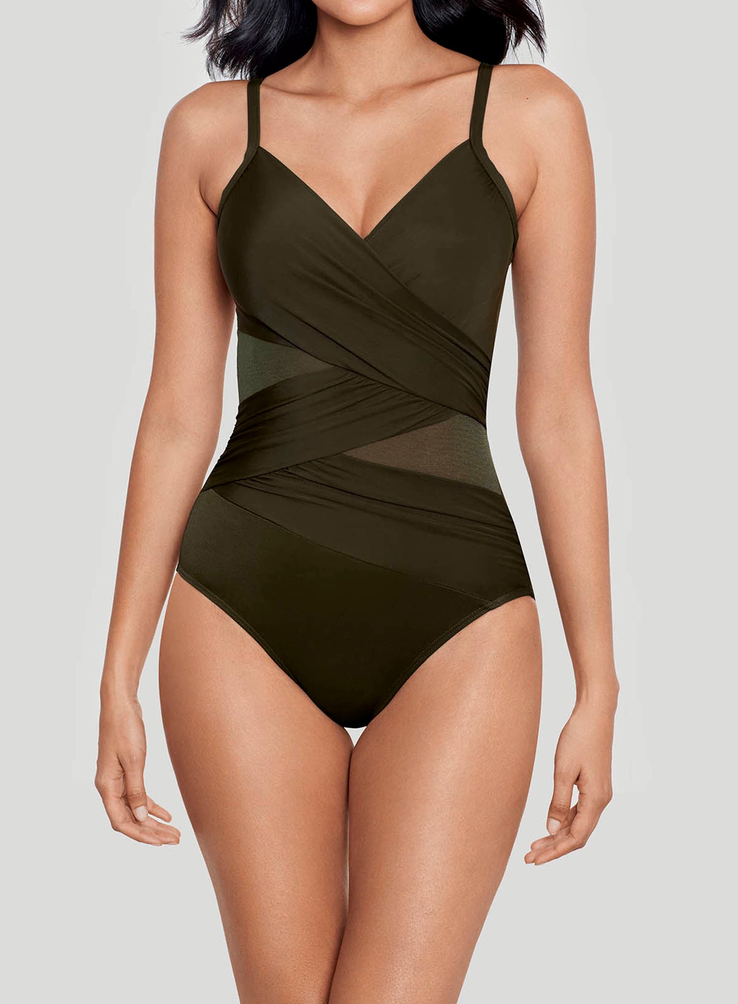 Miraclesuit Network Mystique Underwired Shaping One Piece Nori