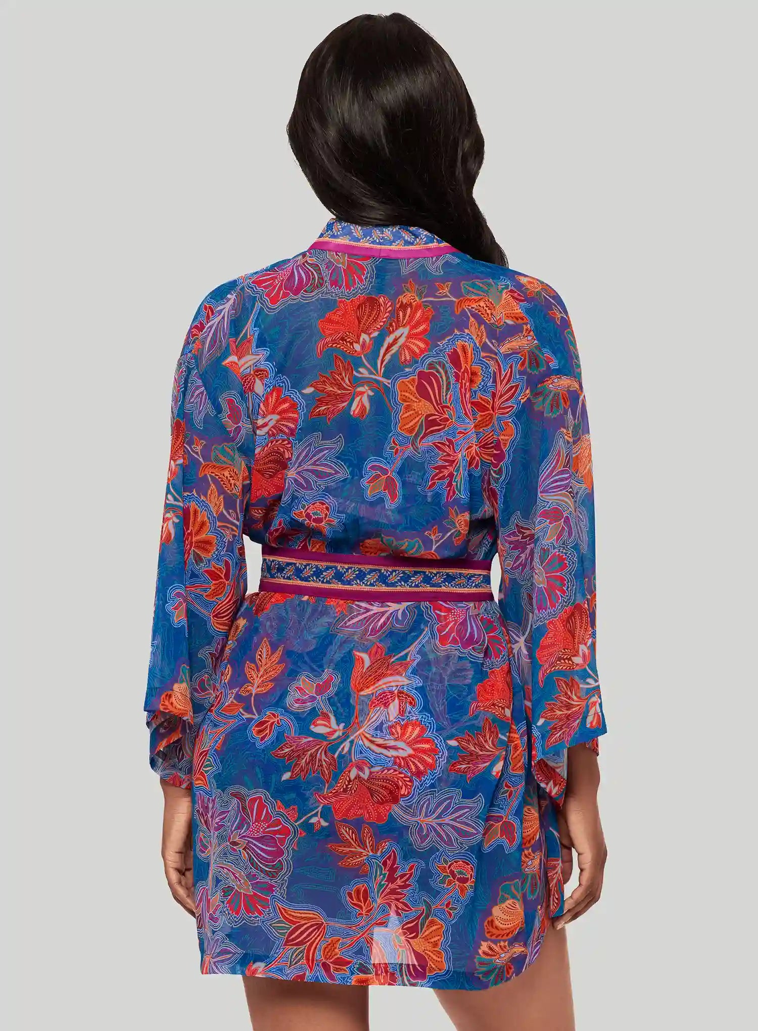 Miraclesuit Swimwear: Decoupage Kimono Multi