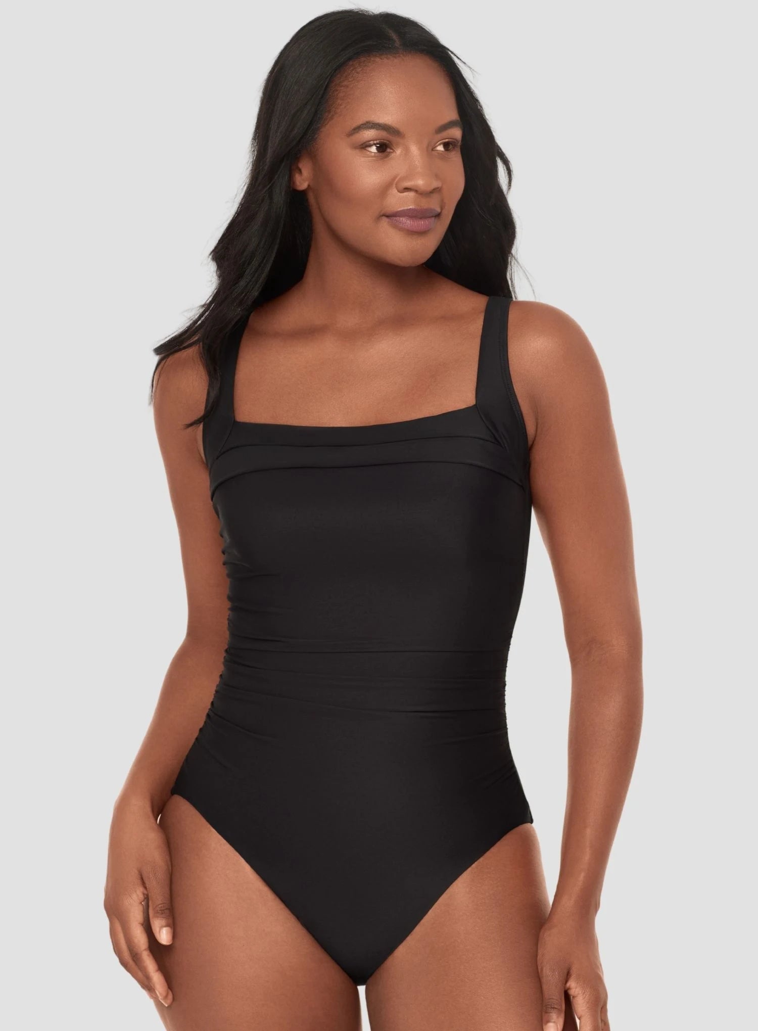 Miraclesuit Swimwear: Rock Solid Polaris Underwired Shaping One Piece Black