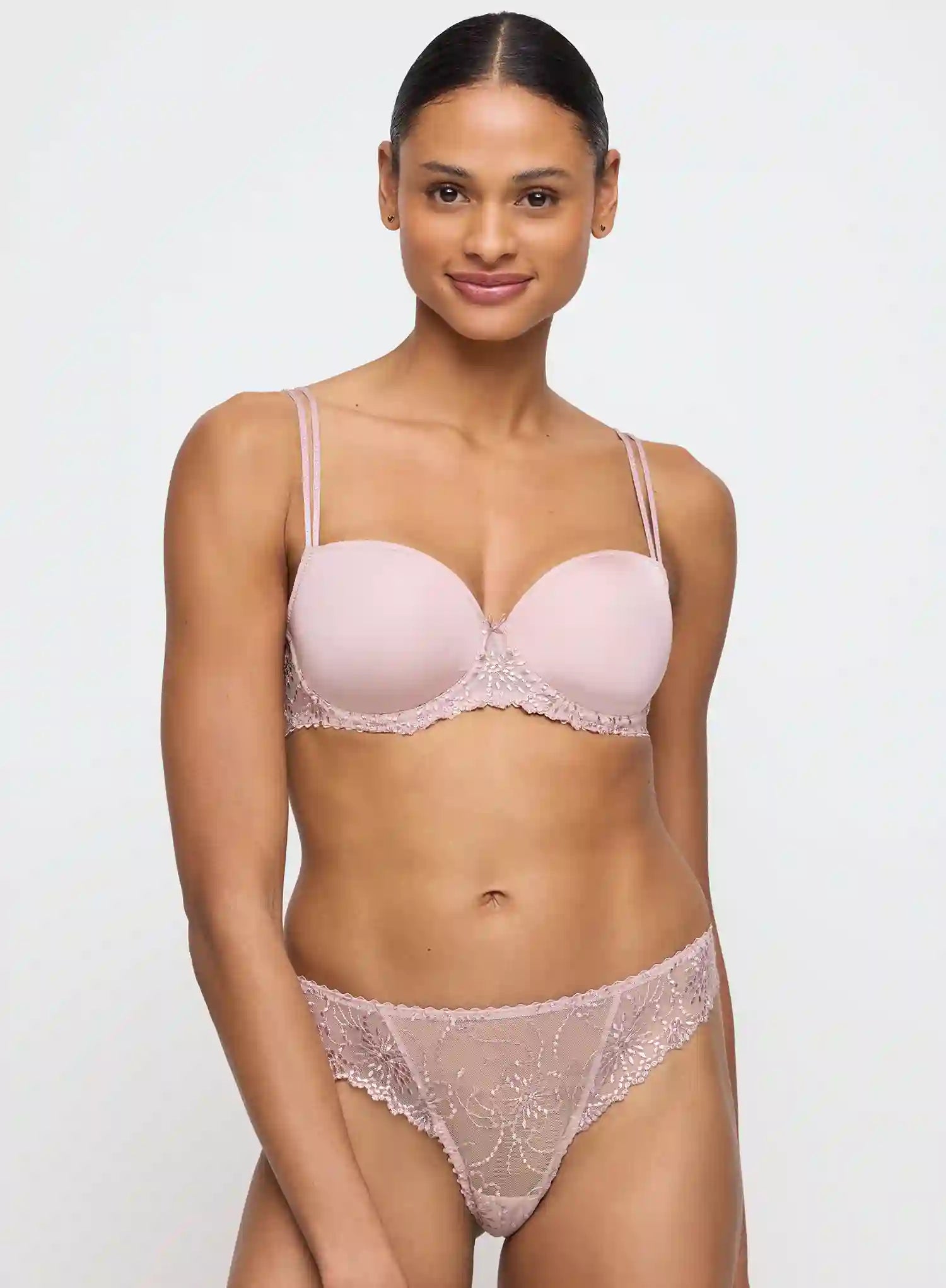 Marie Jo: Jane Padded Balcony Bra Bois De Rose