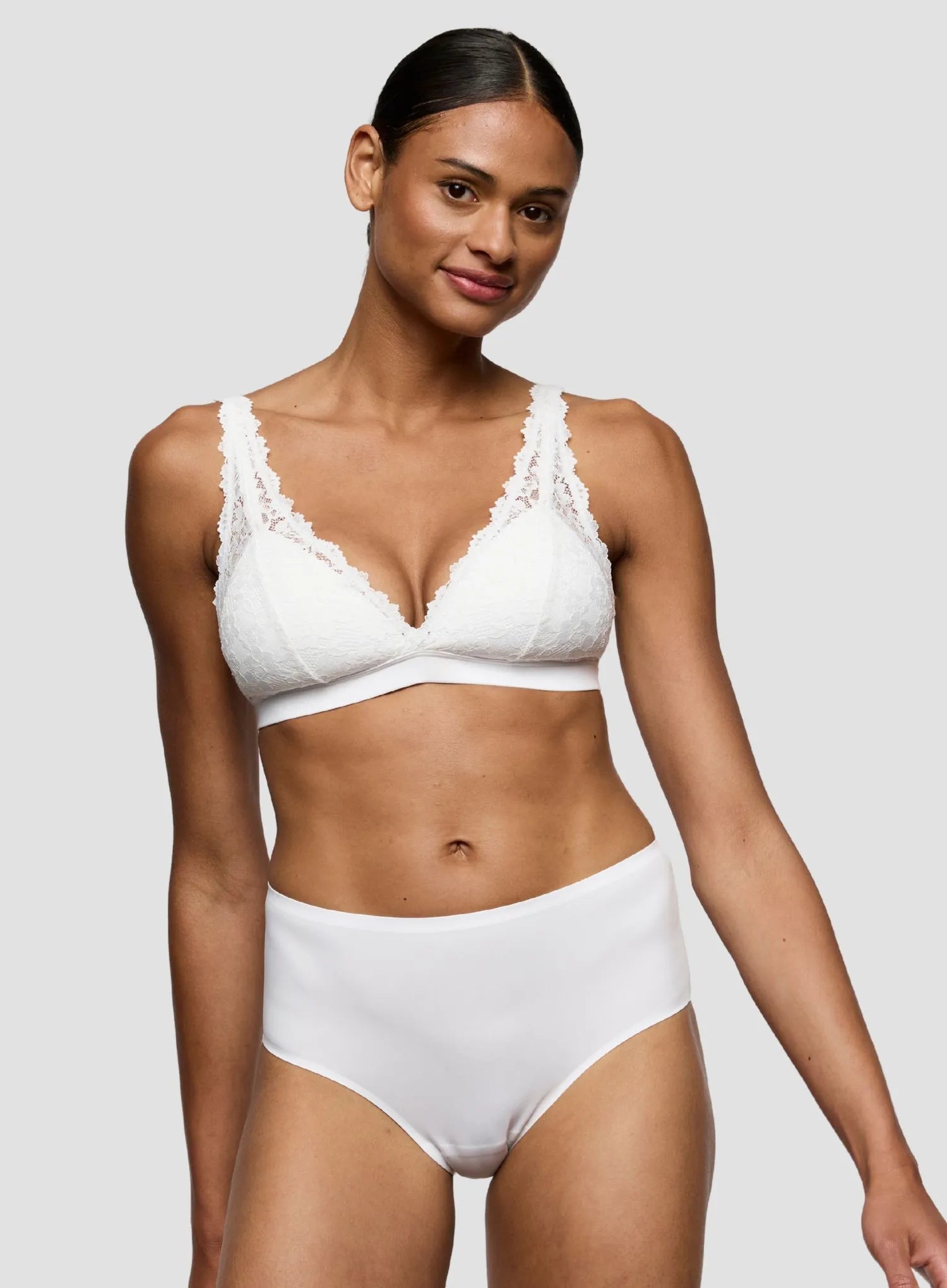 Marie Jo: Soft Studio Padded Wire Free Bralette Natural