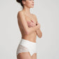 Marie Jo: Color Studio Lace High Waisted Brief Natural