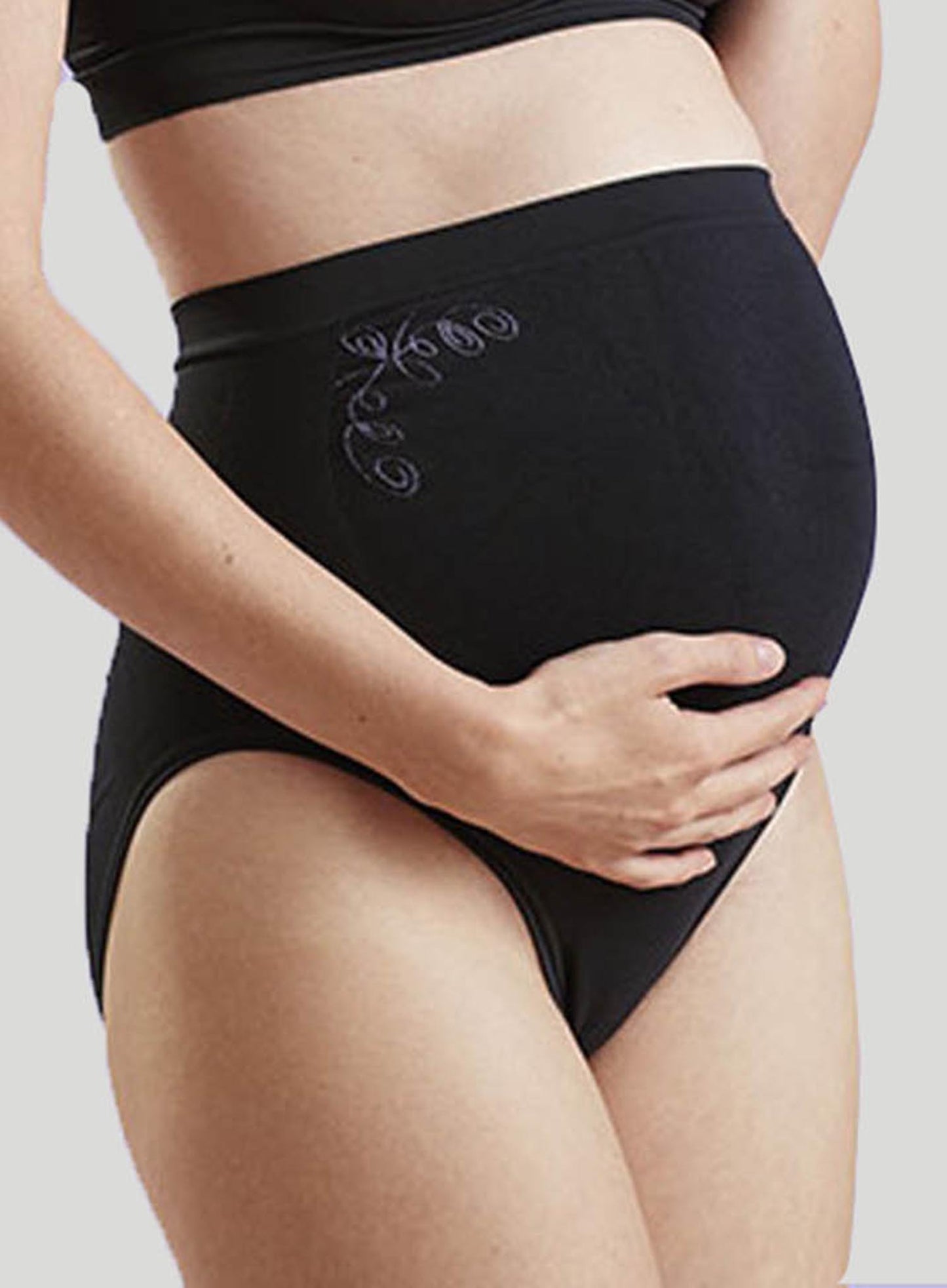 Cantaloop: Over Tummy Pregnancy Brief Black