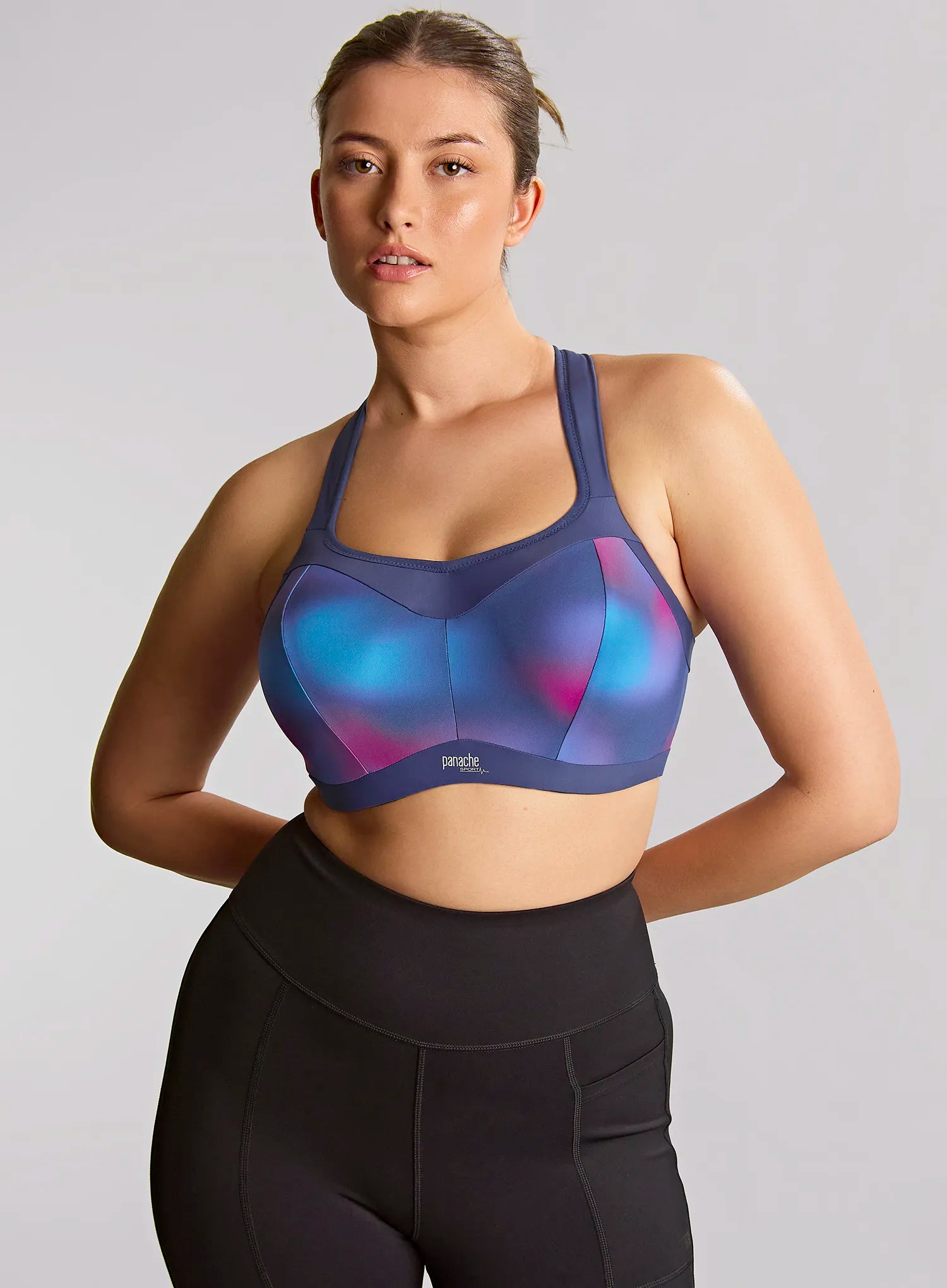 Panache Sport: Power Moulded Sports Bra Ombre Print