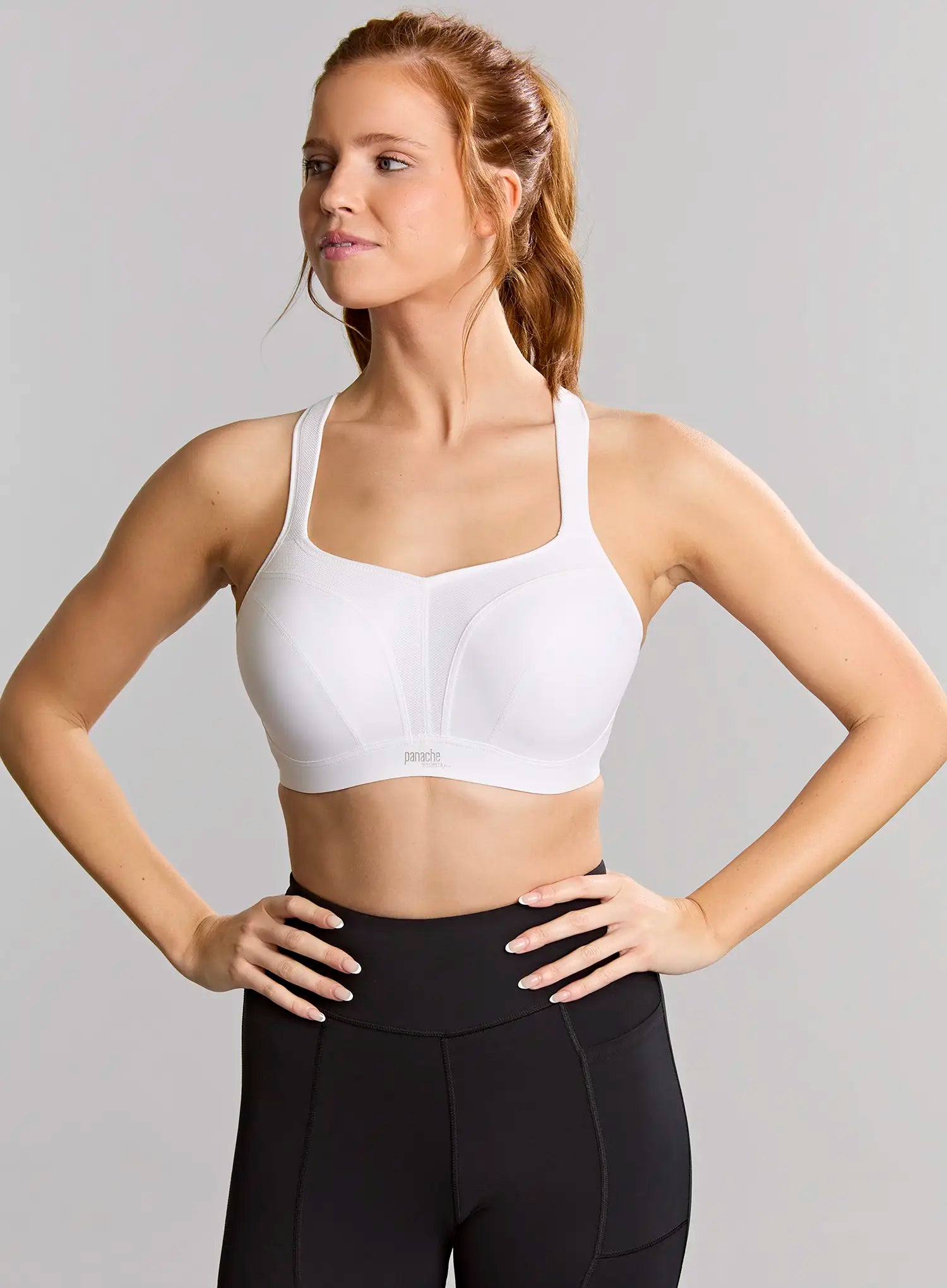 Panache Sport: Power Moulded Sports Bra White