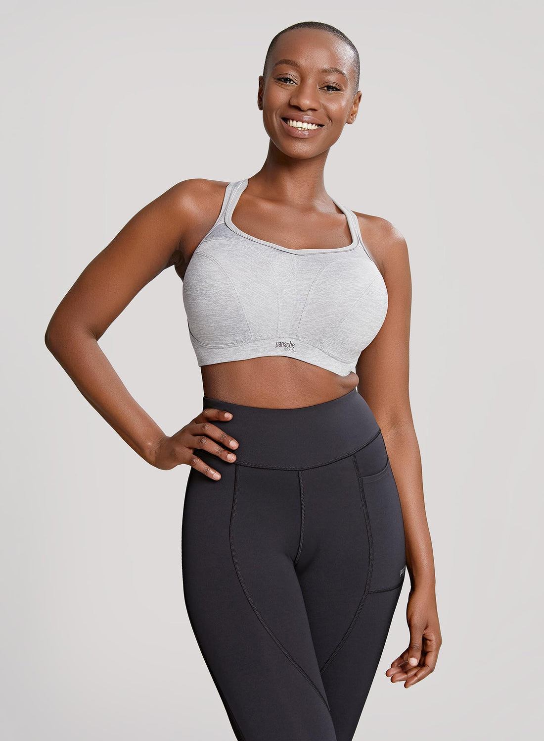 Panache Sport: Power Moulded Sports Bra Greymarle – DeBra's