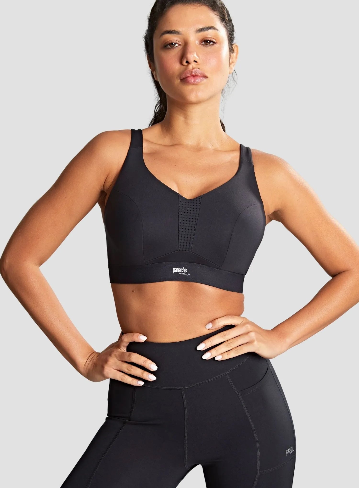 Panache Sport: Endurance Non Padded Wired Sports Bra Black