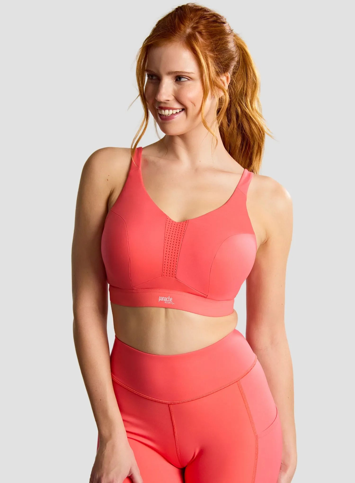 Panache Sport: Endurance Non Padded Wired Sports Bra Grapefruit