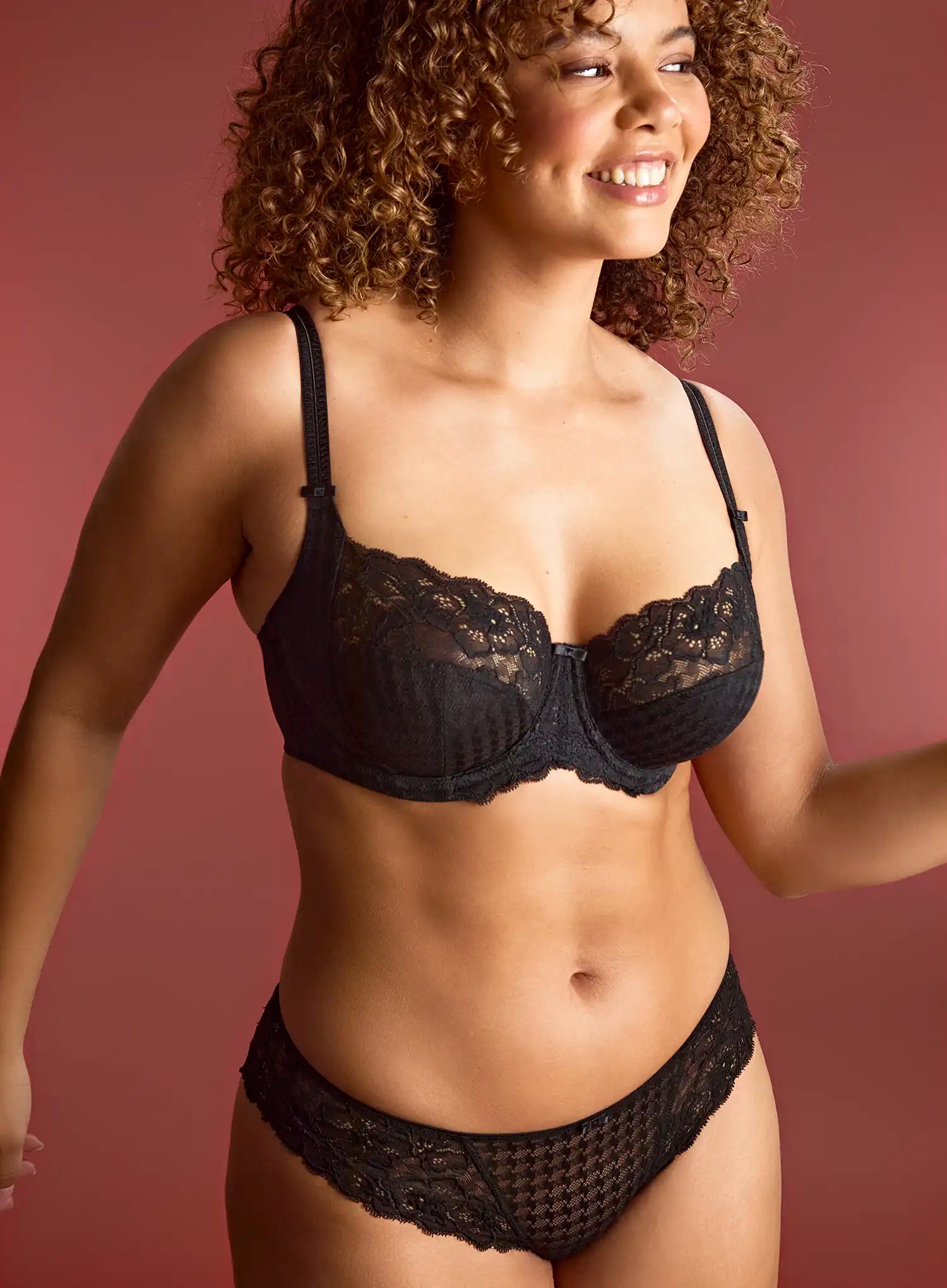 Panache: Envy Balconette Bra Black