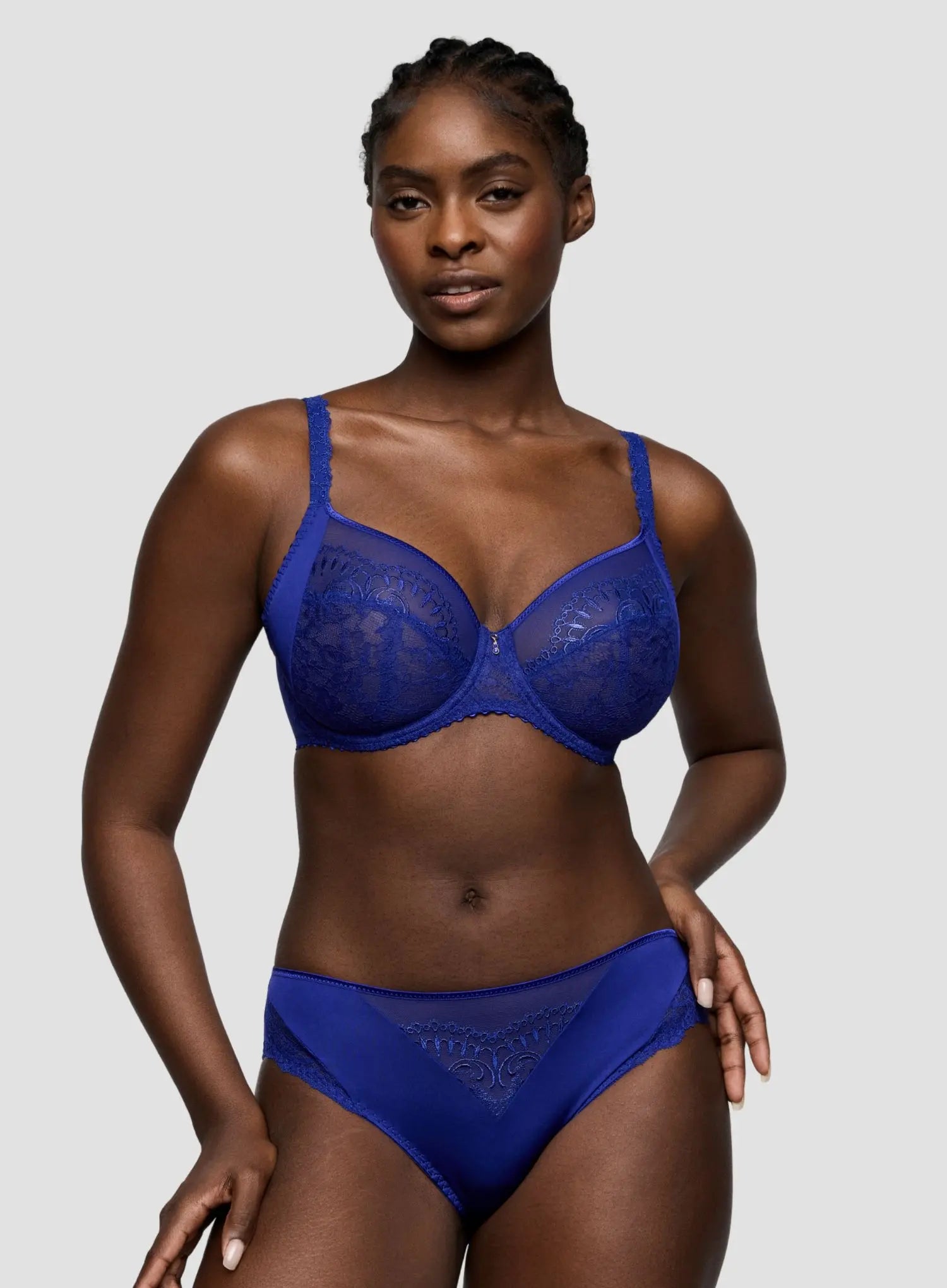 Primadonna: Shimla Underwired Full Cup Bra Crazy Blue