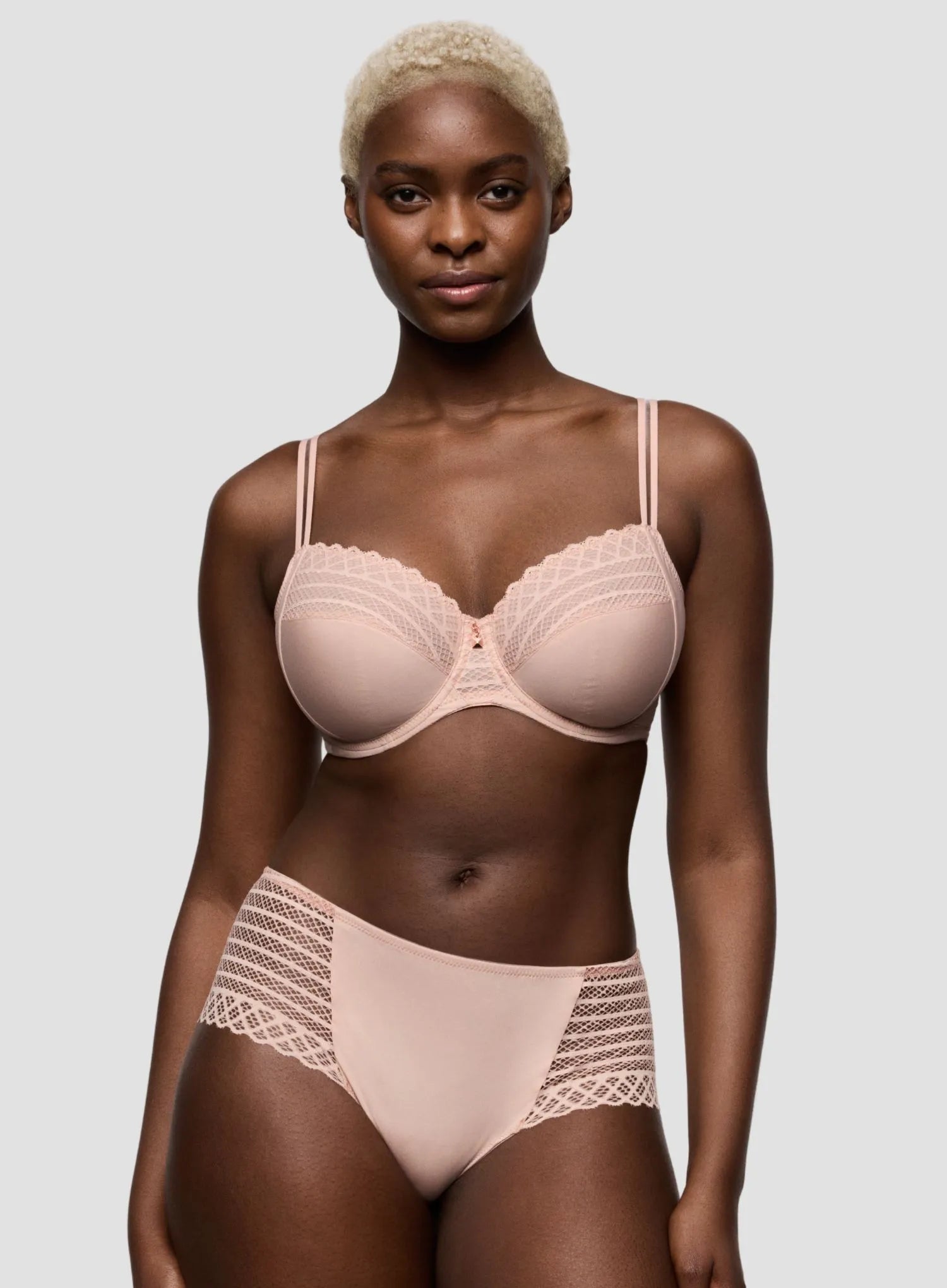 Primadonna Twist: Twist Side Hotpants Powder Rose