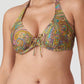 PrimaDonna Swimwear: Sakarun Half Padded Plunge Bikini Top Sunny Paisley