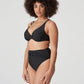 PrimaDonna Swimwear: Solta Half Padded Plunge Bikini Top Black